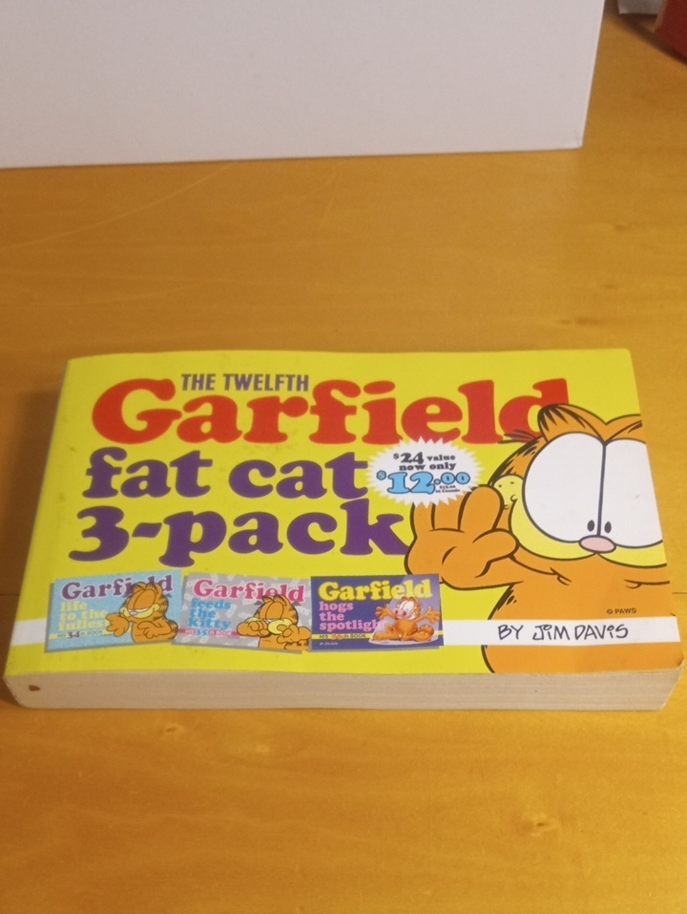 Garfield Fat Cat 3-Pack Paperback Collection - Yellow